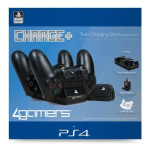 4Gamers PS4 Twin Ladestation (inkl. Netzteil)