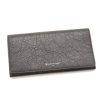 Balenciaga Antracite Grey Arena Leather Long Wallet 542008
