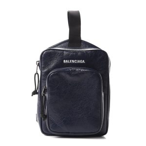 Balenciaga Arena Blue Lambskin Leather Backpack Bag 620260