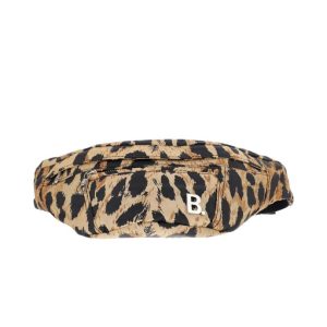 Balenciaga Nylon Leopard Print Belt Bag 580028
