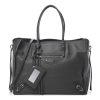 Balenciaga Papier Grey Leather Satchel Handbag 432596