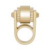 Balenciaga Women's Large Gold Gear Ring Size: 6 328005