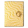 Fendi F is Fendi Yellow Leather Vertigo Print Small Wallet 8M0387