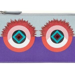 Fendi Monster Powder Multi Color Crayons Calf Beauty Case 8M0341-88E