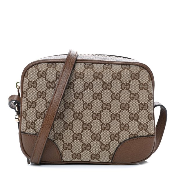 Gucci Bree Beige Original Canvas 'GG' Logo Cross Body Bag 449413