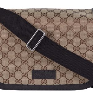 Gucci Original GG Canvas Cross Body Messenger Bag 449172