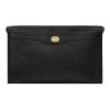 Gucci Morpheus Black Fluffy Calf Leather Cosmetic Pouch Bag 575991