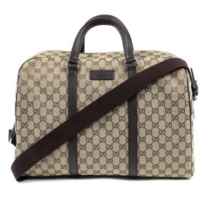 Gucci Unisex Classic Luggage Original GG Canvas Carry On Duffle Travel Bag 449167