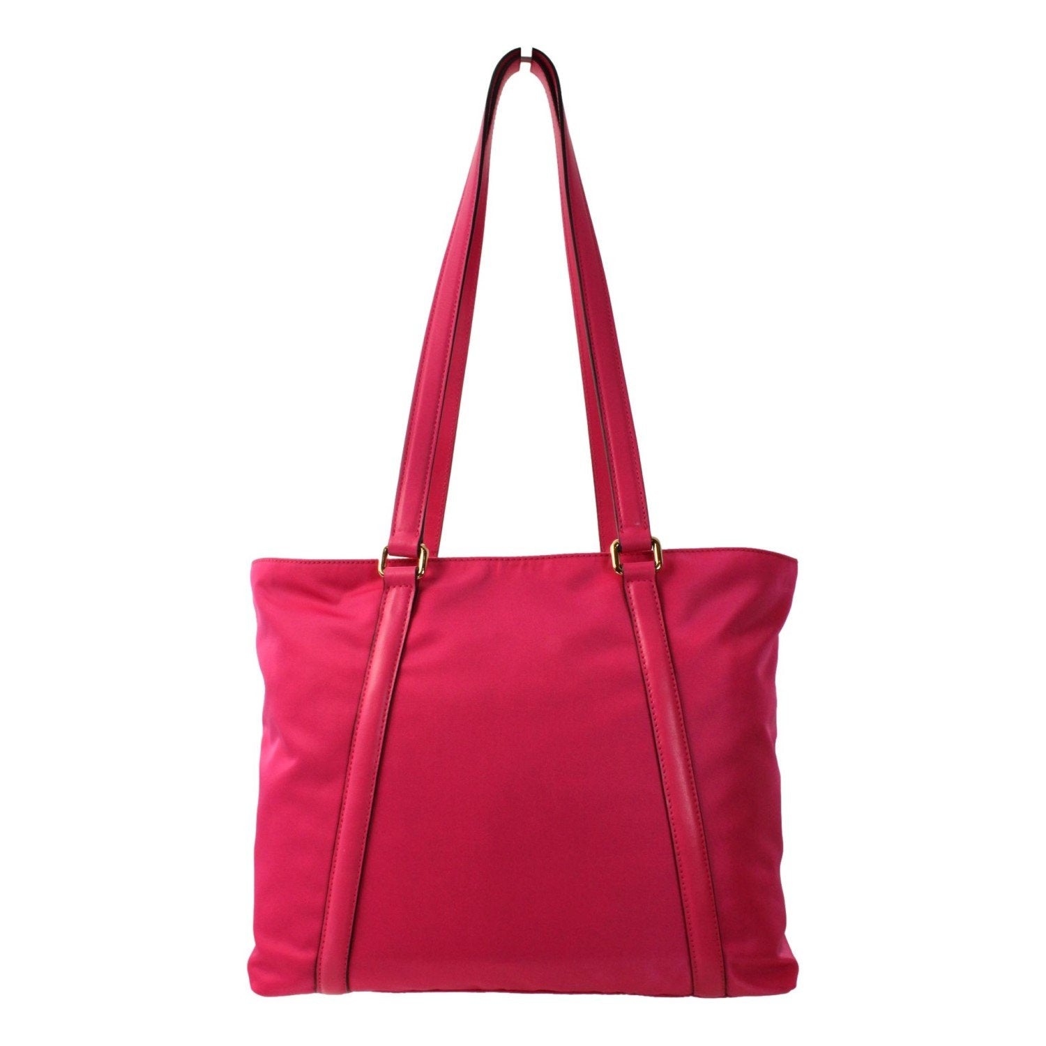 Prada Pink Tessuto Crossbody Bag Leather Pony-style calfskin Nylon