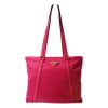 Prada Fuchsia Pink Tessuto Nylon Shopping Tote Bag 1BG291