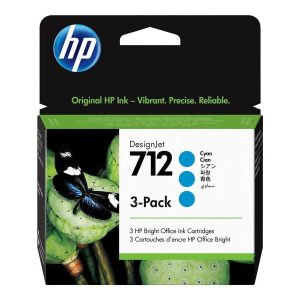 HP 712 Tinte Cyan 3er Pack 3x 29ml