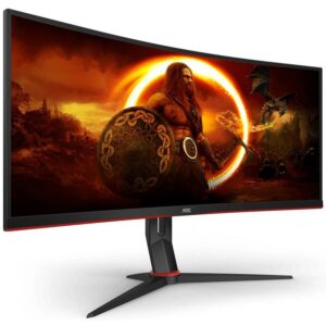 AOC CU34G2X/BK Curved 86.4 cm (34") UWQHD Monitor