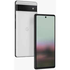 Google Pixel 6a Google Android Smartphone in white  with 128 GB storage