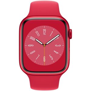 Apple Watch Series 8 GPS 45mm (PRODUCT)RED Aluminium Case / (PRODUCT)RED Sport Band Regu.