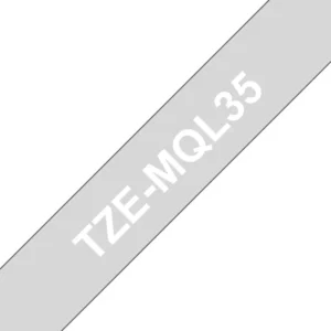 Brother TZE-MQL35 Schriftband grau