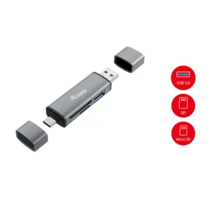 EQUIP 245460 Kartenleser mit USB 3.0-Hub