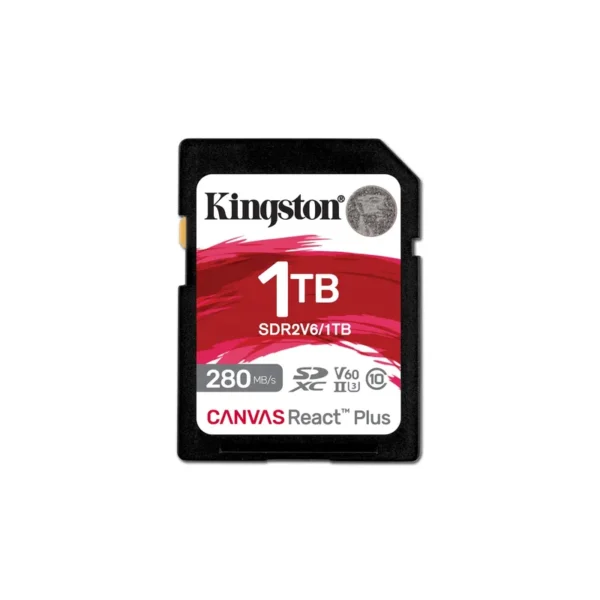 Kingston Canvas React Plus V60 1TB SDXC Speicherkarte 4K-UHS-II